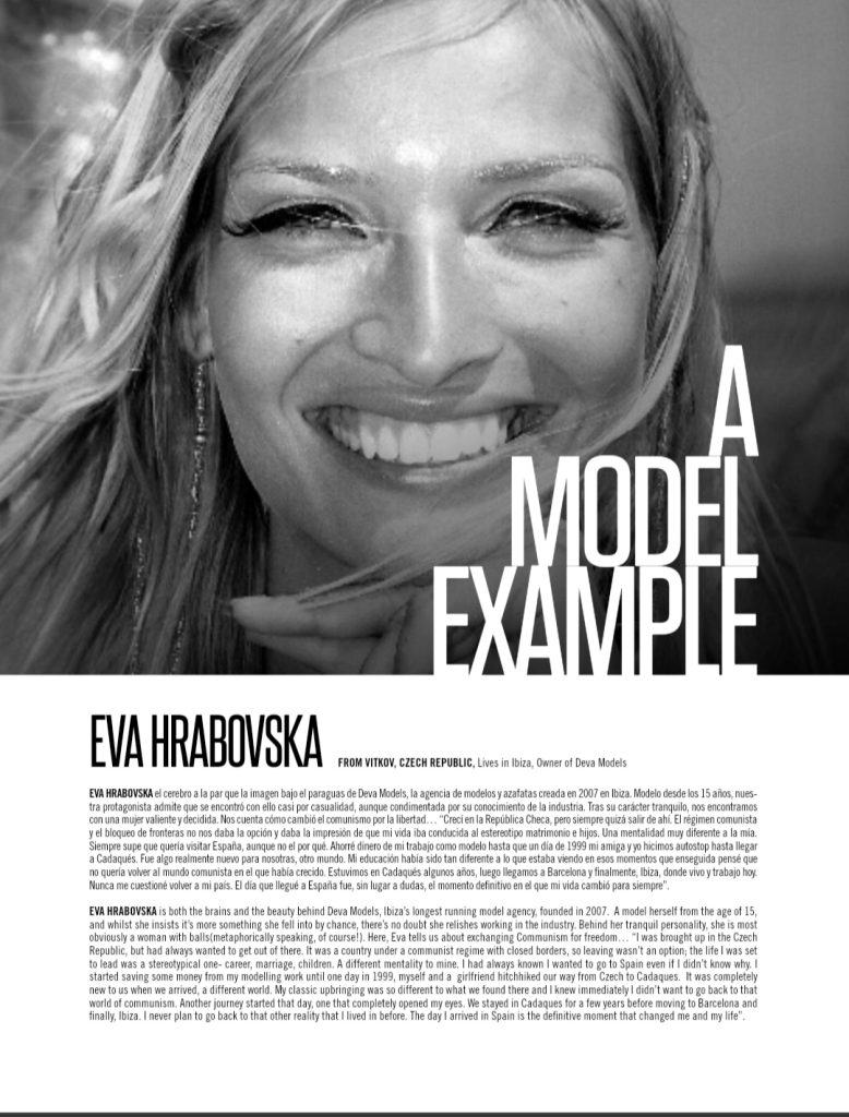 article-1-devamodels Model Magazine Deva Spain